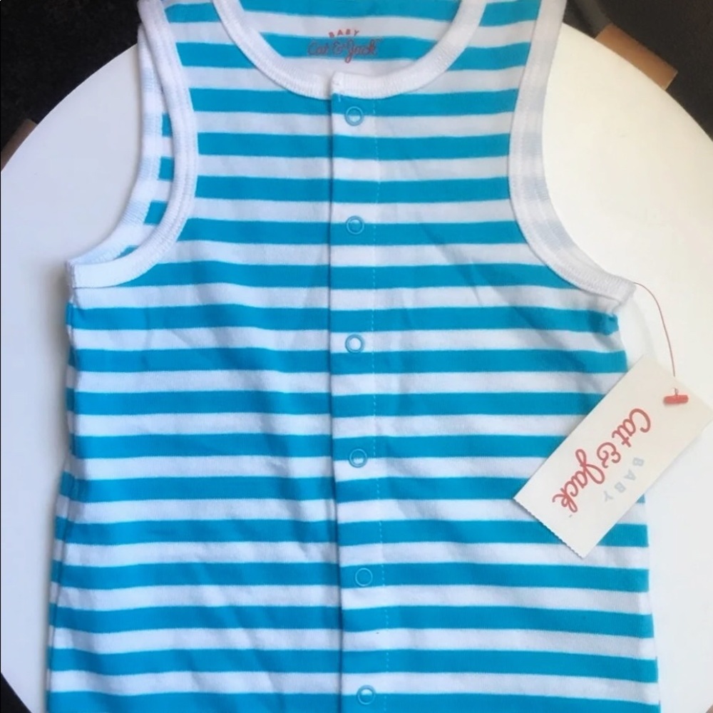 Striped Tank Romper